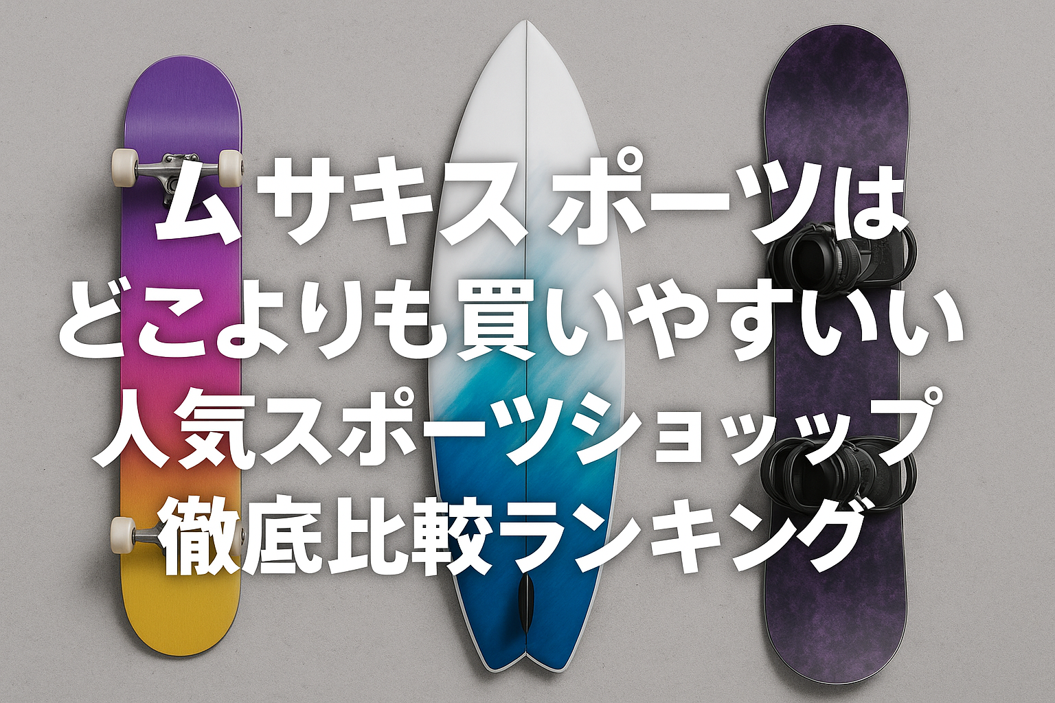 ムラサキスポーツはどこよりも買いやすい! 人気スポーツショップ徹底比較ランキング