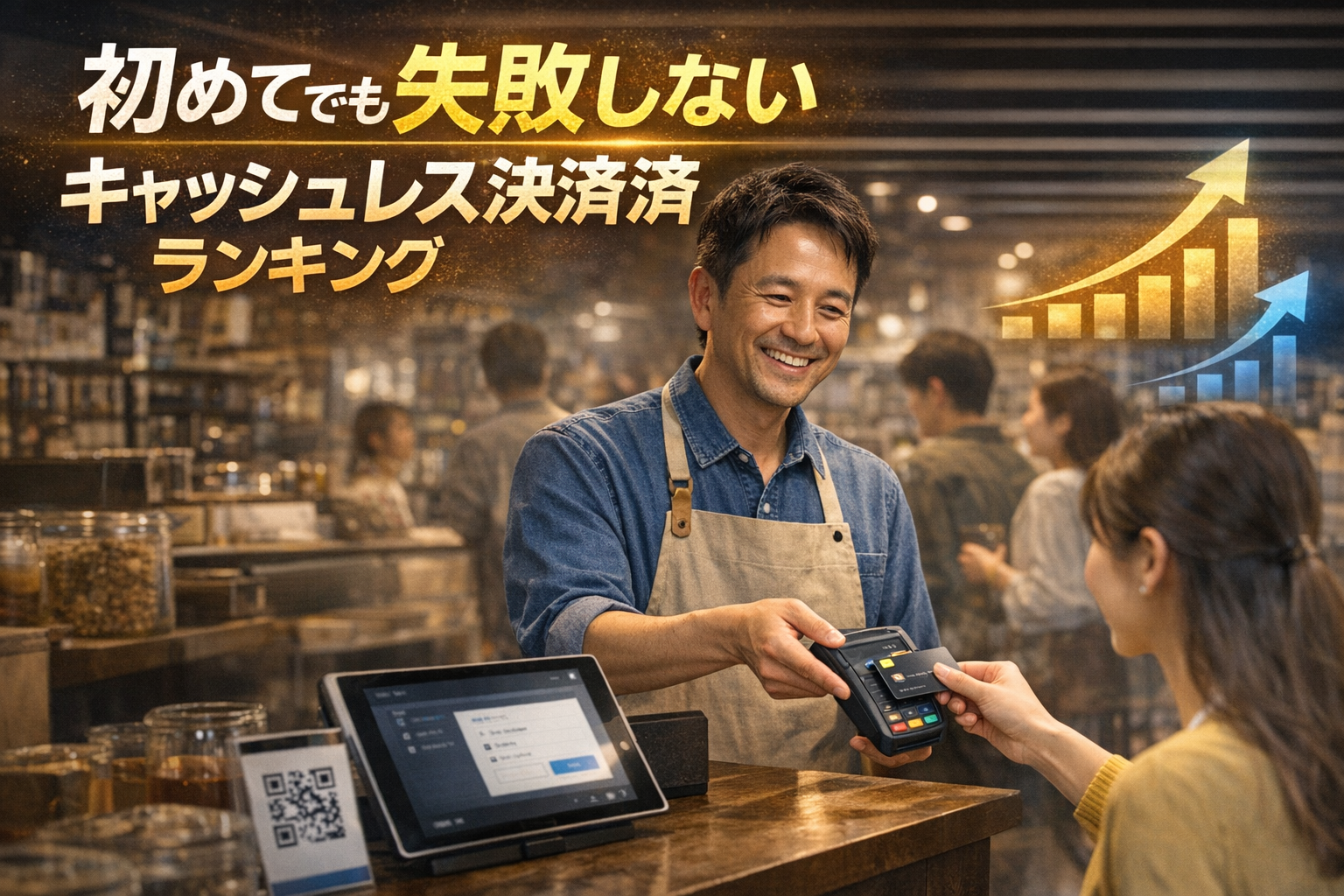 【店舗オーナー必見】キャッシュレス決済サービス比較ランキング|初期費用・使いやすさで厳選