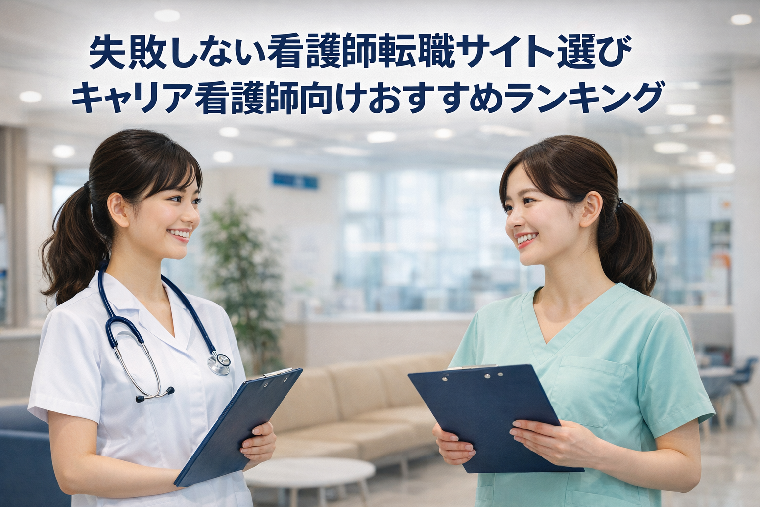 失敗しない看護師転職サイト選び｜キャリア看護師向けおすすめランキング